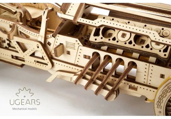Ugears 3D fa mechanikus puzzle U9 Grand Prix autó