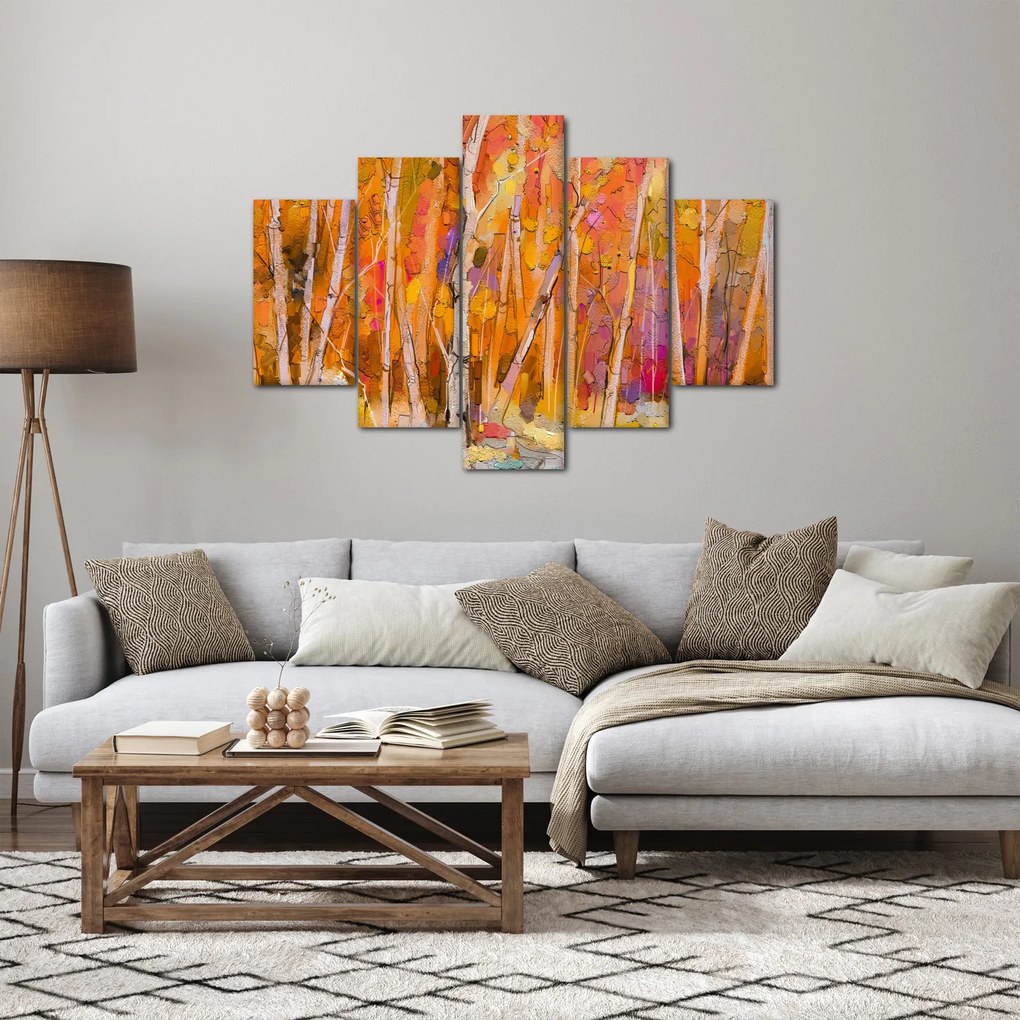 Kép - őszi erdő (150x105 cm)