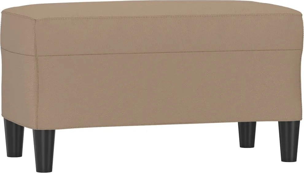 vidaXL kávészínű műbőr pad 70 x 35 x 41 cm