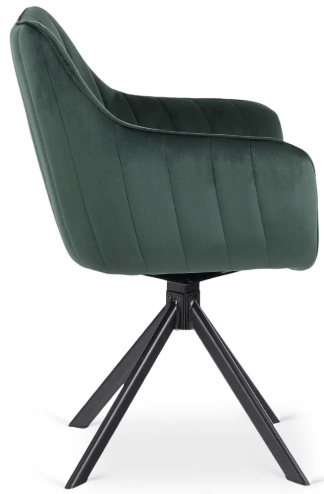 Forgó Étkezőszék Zöld Színben. MUMBAI