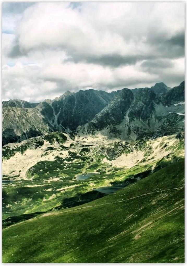 Poszterek 70x100 Tátra Lengyel hegyek Kilátás