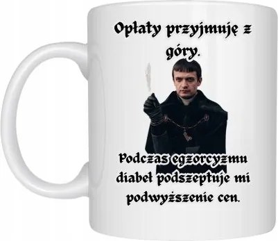 Bögre Fehér Vicces Ajándék 1670 Sláger Sorozat Díját Előre Elfogadom