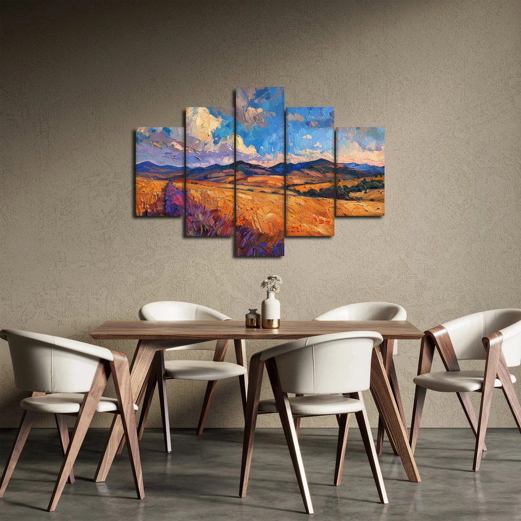 Kép - Olajfestmény tájkép (150x105 cm)