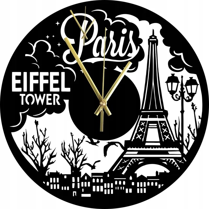 Falióra Fa Dekoratív Párizs 45 cm
