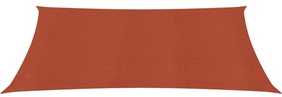 terrakotta HDPE napvitorla 160 g/m² 5 x 7 m