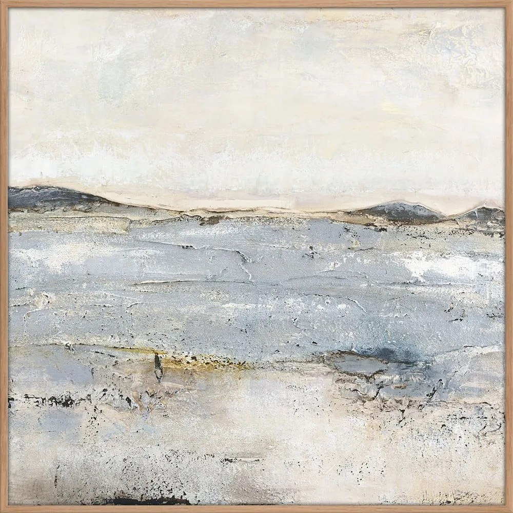 Kézzel festett kép 100x100 cm Trace Of Nature – Malerifabrikken