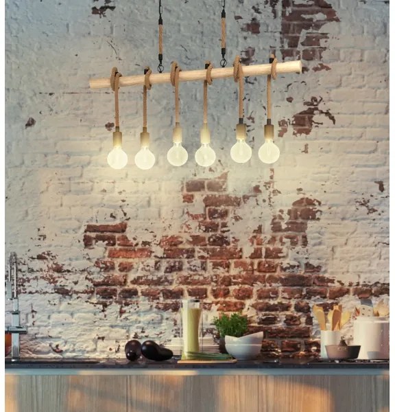 Eglo 43319 - Csillár láncon YOUNGSTOWN 6xE27/40W/230V