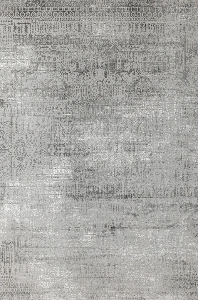 Díszszszőnyeg Szürke Sűrű Boho Dörzsölt Nantes Nappali 120x170 cm