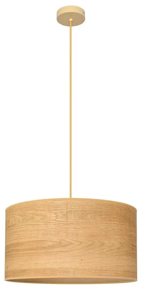 Csillár zsinóron ALBA 1xE27/15W/230V á. 45 cm barna