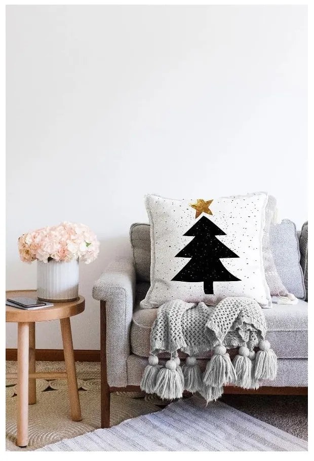 Párnahuzat karácsonyi mintával 43x43 cm – Mila Home
