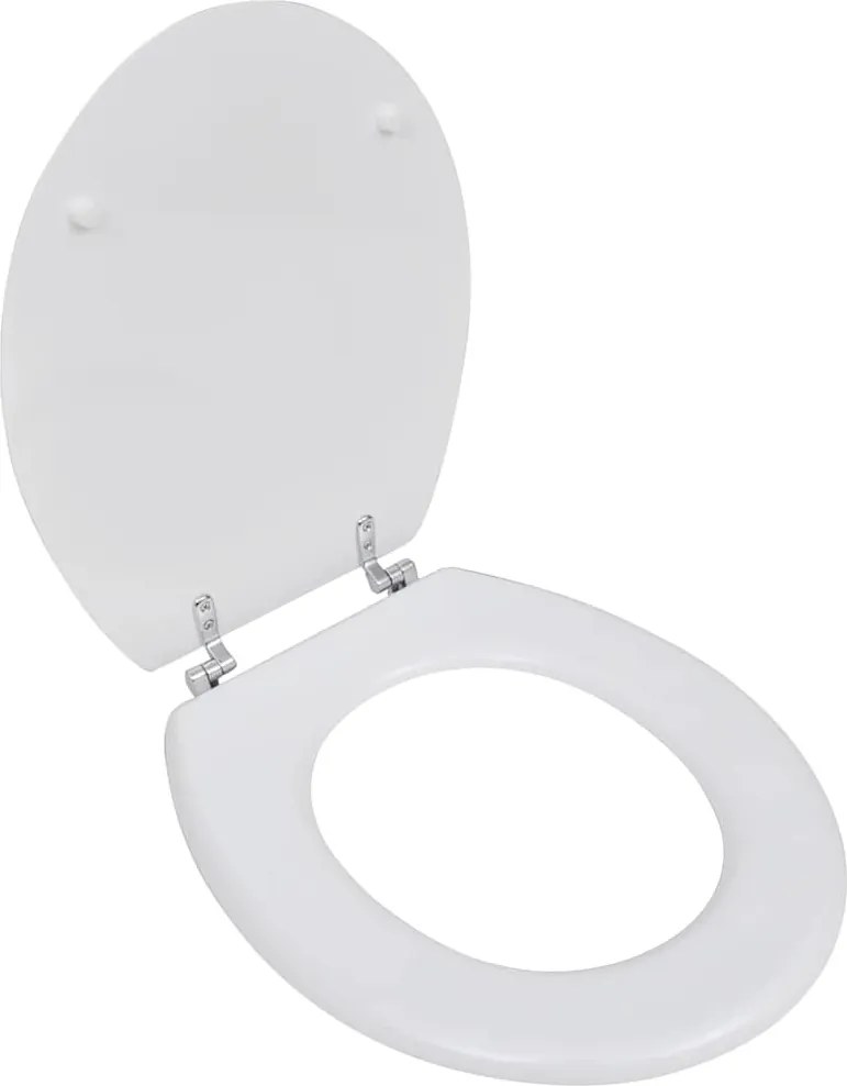 Egyszerű tervezésű fehér MDF WC-ülőke