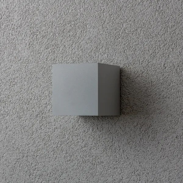 Brilagi - LED Kültéri fali lámpa CUBE LED/6W/230V szürke IP54