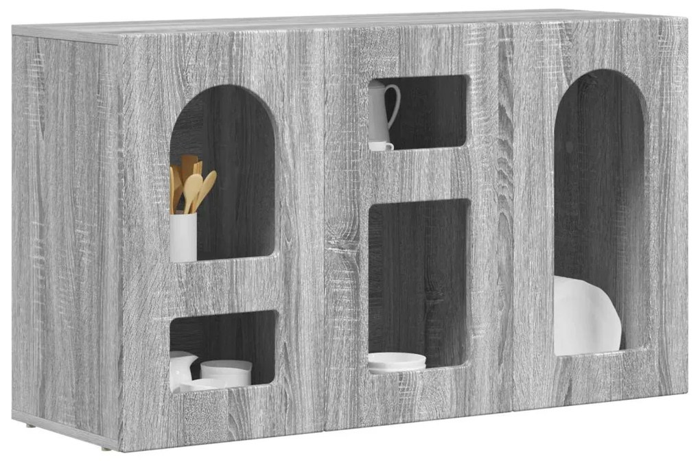 Széf Szürke Sonoma 100 x 35 x 59 cm Faanyag