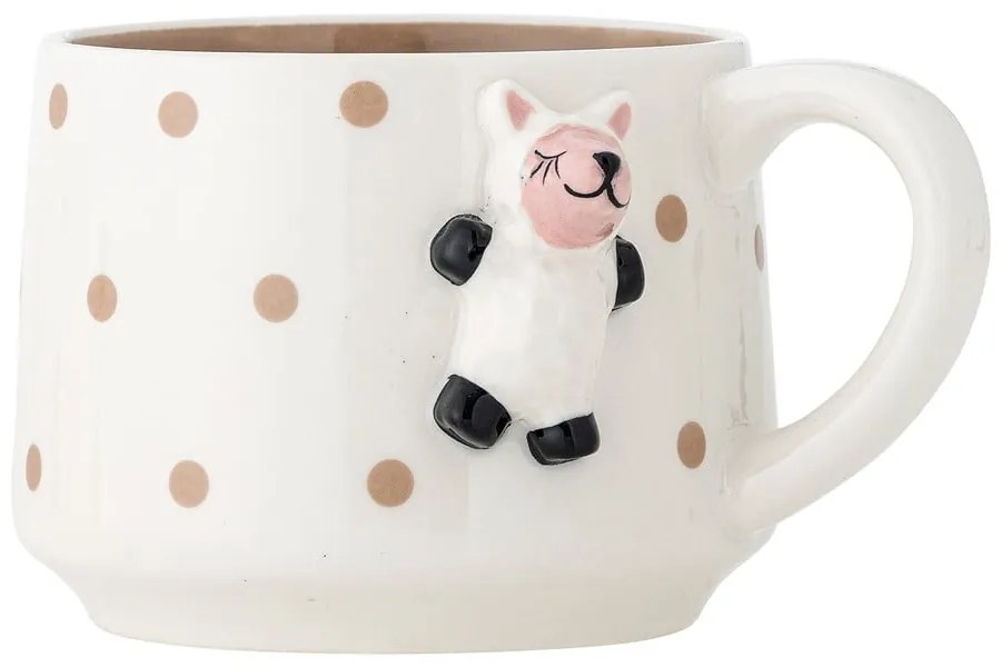 Fehér kerámia gyerek bögre kakaóhoz 370 ml Dolly – Bloomingville Mini