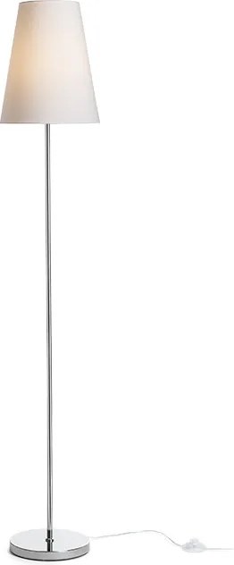 RENDL NYC/CONNY 25 stojanová Polycotton bílá/chrom 230V LED E27 15W
