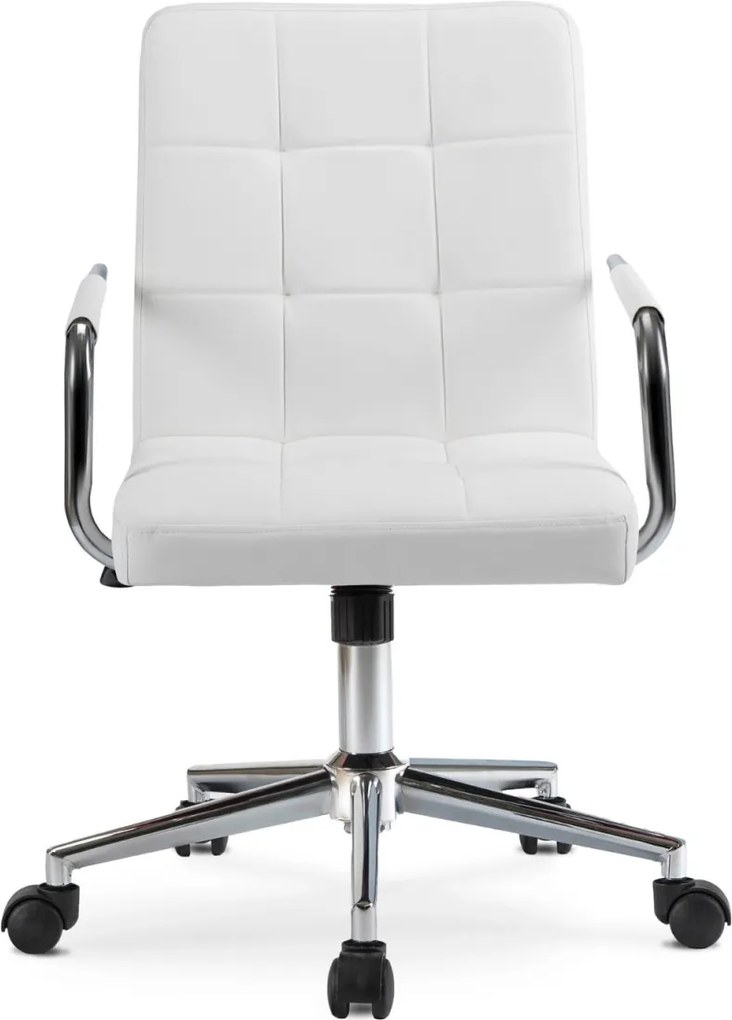 Forgószék ifjúsági fehér ökobőr. ASTRO