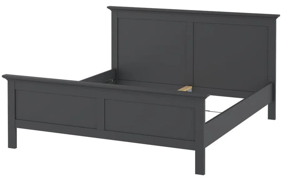 Szürke franciaágy 160x200 cm Paris – Tvilum