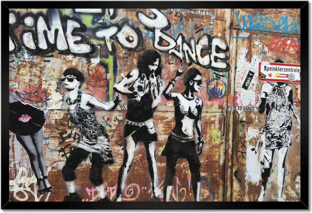 Poszterek keretben 60x40 Graffiti Utcaművészet