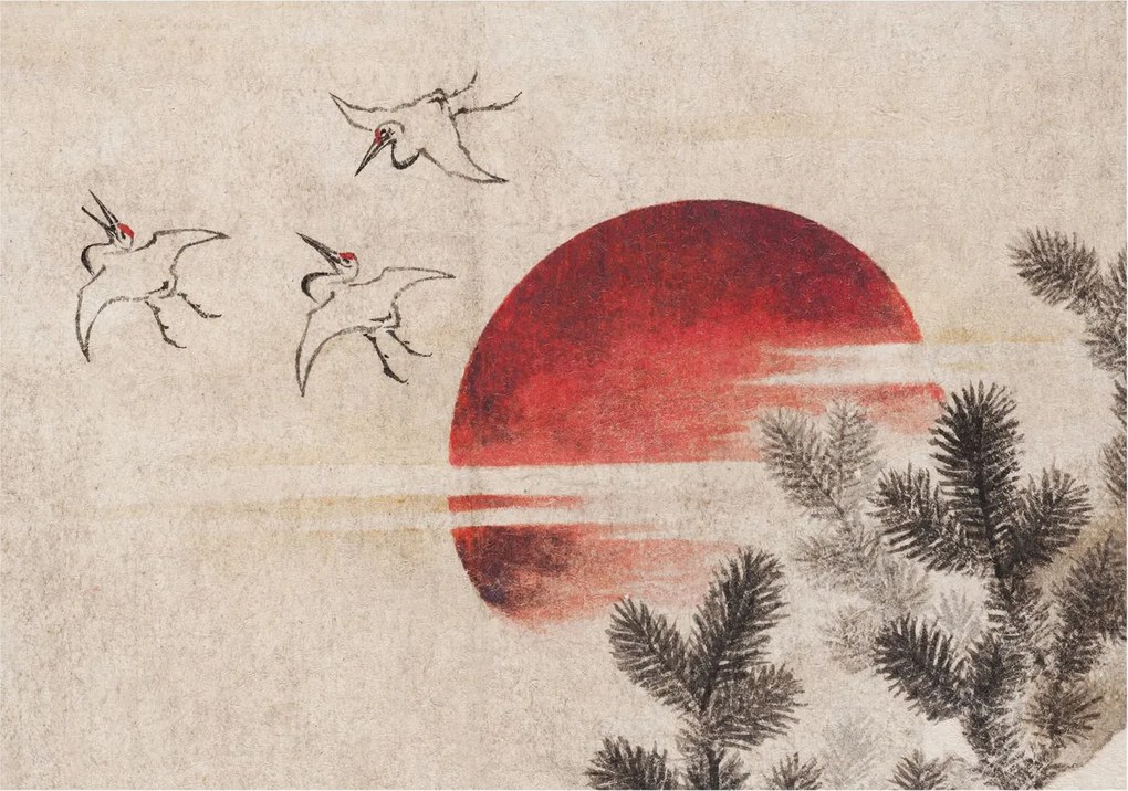 Dekoratív Fotótapéta Flizelin Hálószobába Erdei Kelet 208x146 Ragasztó