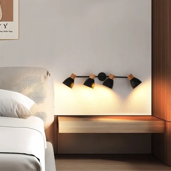 Brilagi - Spotlámpa ODENSE 4xE14/10W/230V fa/fekete