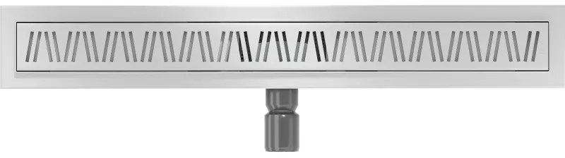 Mexen Lapos rozsdamentes acél zuhanyfolyó 60 cm minta M22, 1029060-15