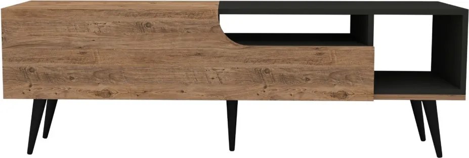Alba TV-állvány, atlanti fenyő-antracit, 150 cm