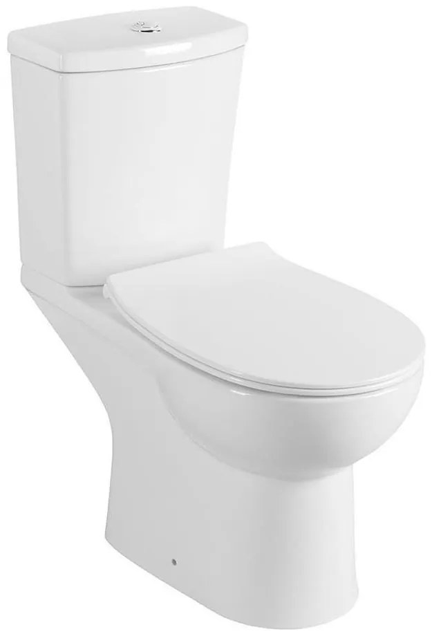 Sapho - kombinált WC kézi bidézuhannyal, hátsó kifolyással, kerámia/fehér