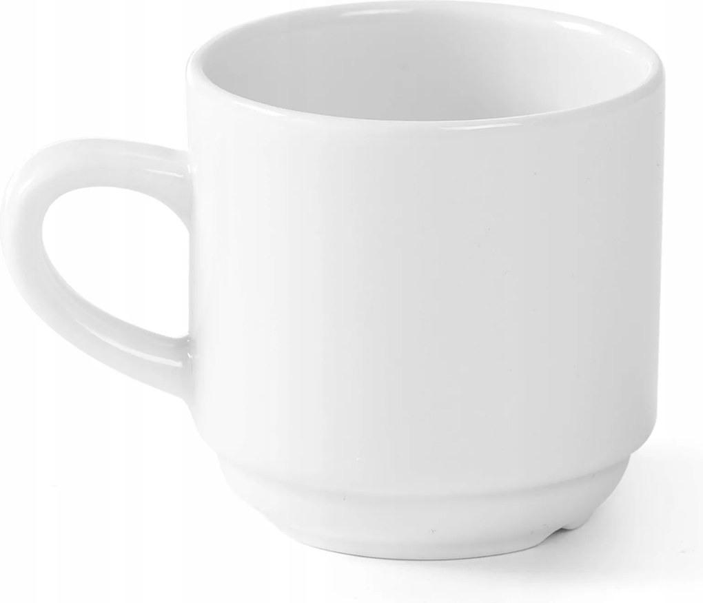 Kávéscsésze Teás Porcelán Fehér 230ML 12 Db-os Szett Gasztronómia H