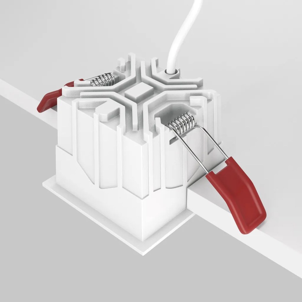 DL043-01-10W4K-D-SQ-W Alfa LED Alumínium Süllyesztett Lámpa Fehér Színű LED 10 W 4000 Kelvin 550 Lumen IP20
