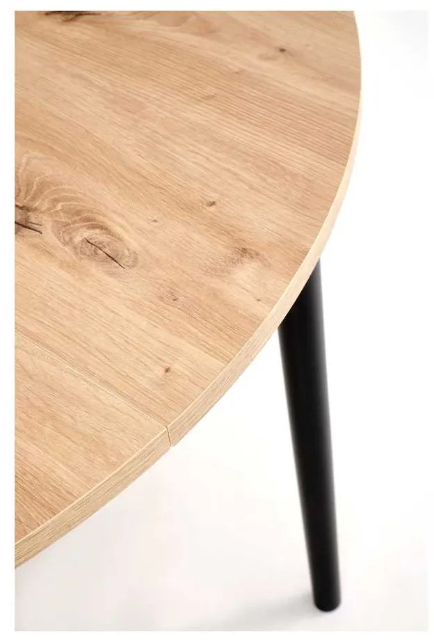 Darren étkezőasztal, artisan tölgy / fekete