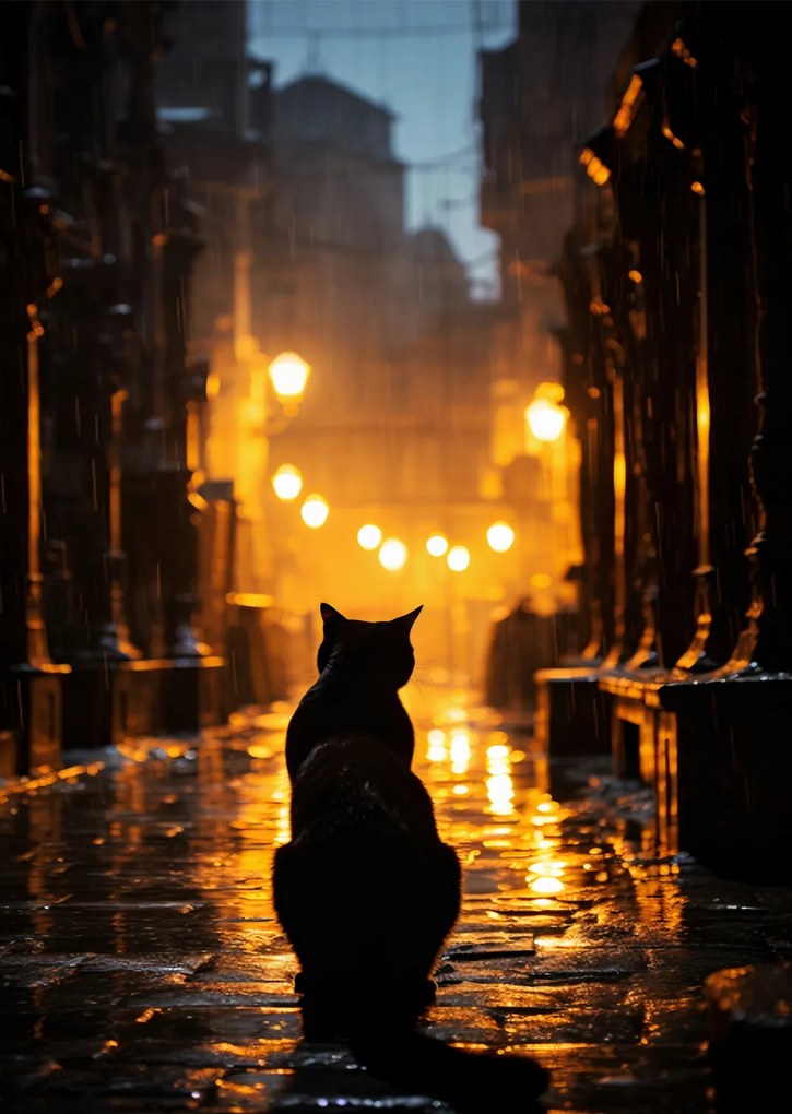 Poszter 64x90cm Magányos vándor