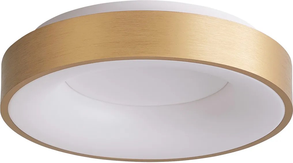 ITALUX 5304-840RC-GD-3 GIULIA Kerek Mennyezeti Lámpa Fehér, Csiszolt Arany LED IP20