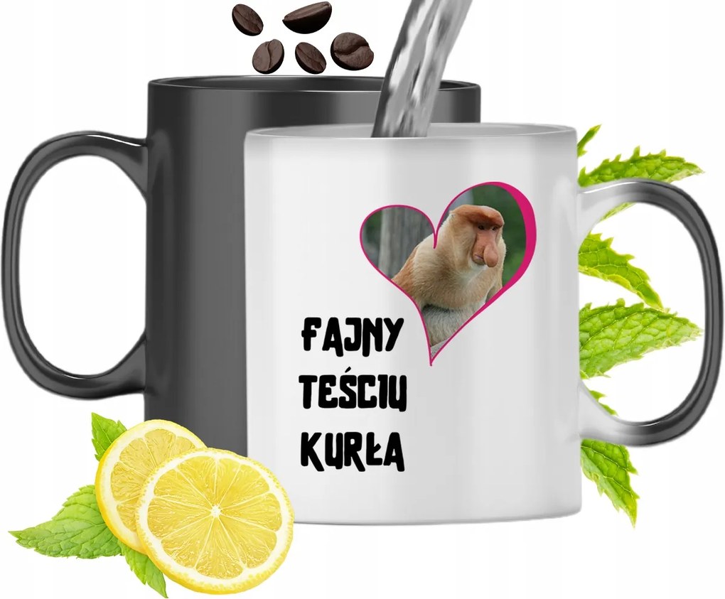 Mágikus Bögre Apósnak Színváltós, fényképes nyomattal