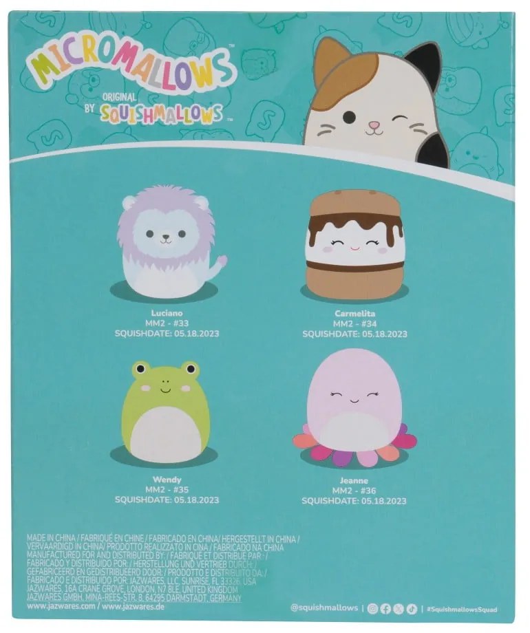 Plüssjáték szett 4 db-os 4Pack – SQUISHMALLOWS