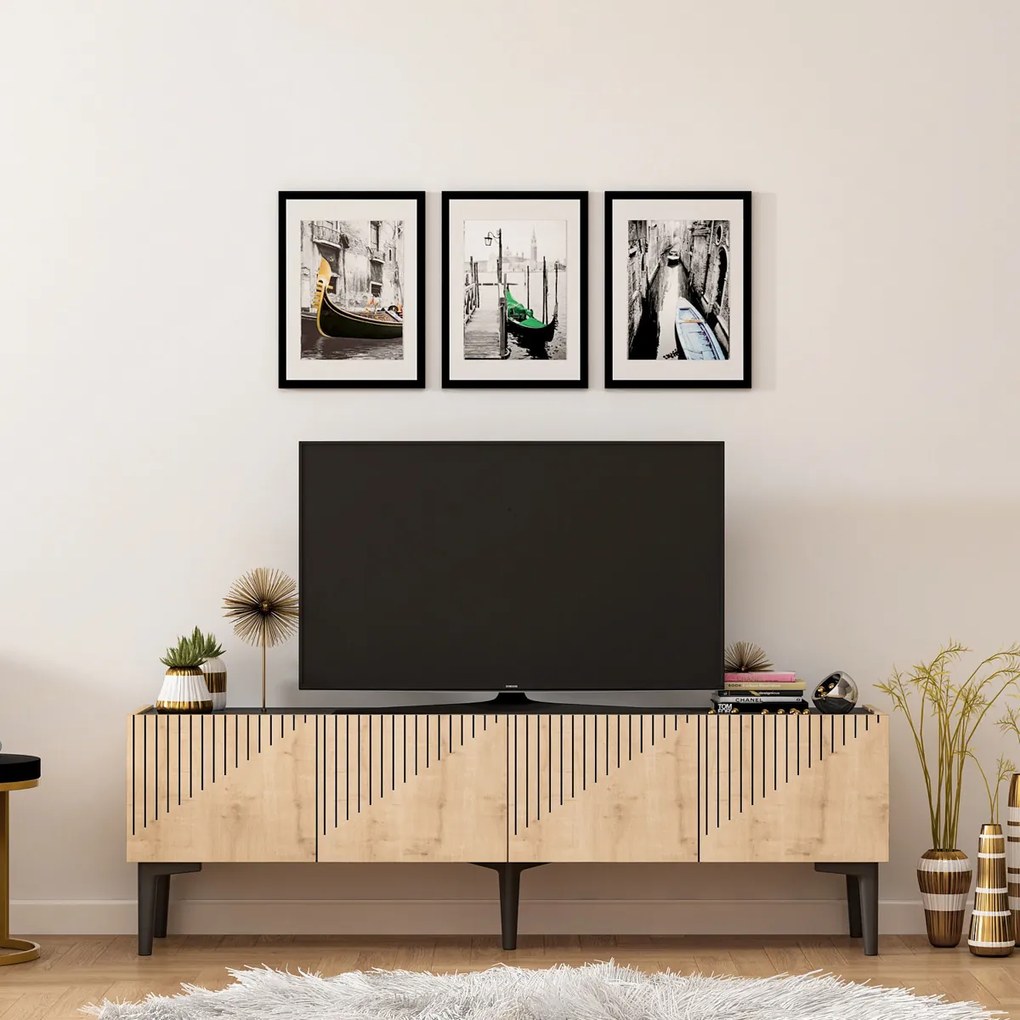 TV asztal Döntetlen Zafír tölgy