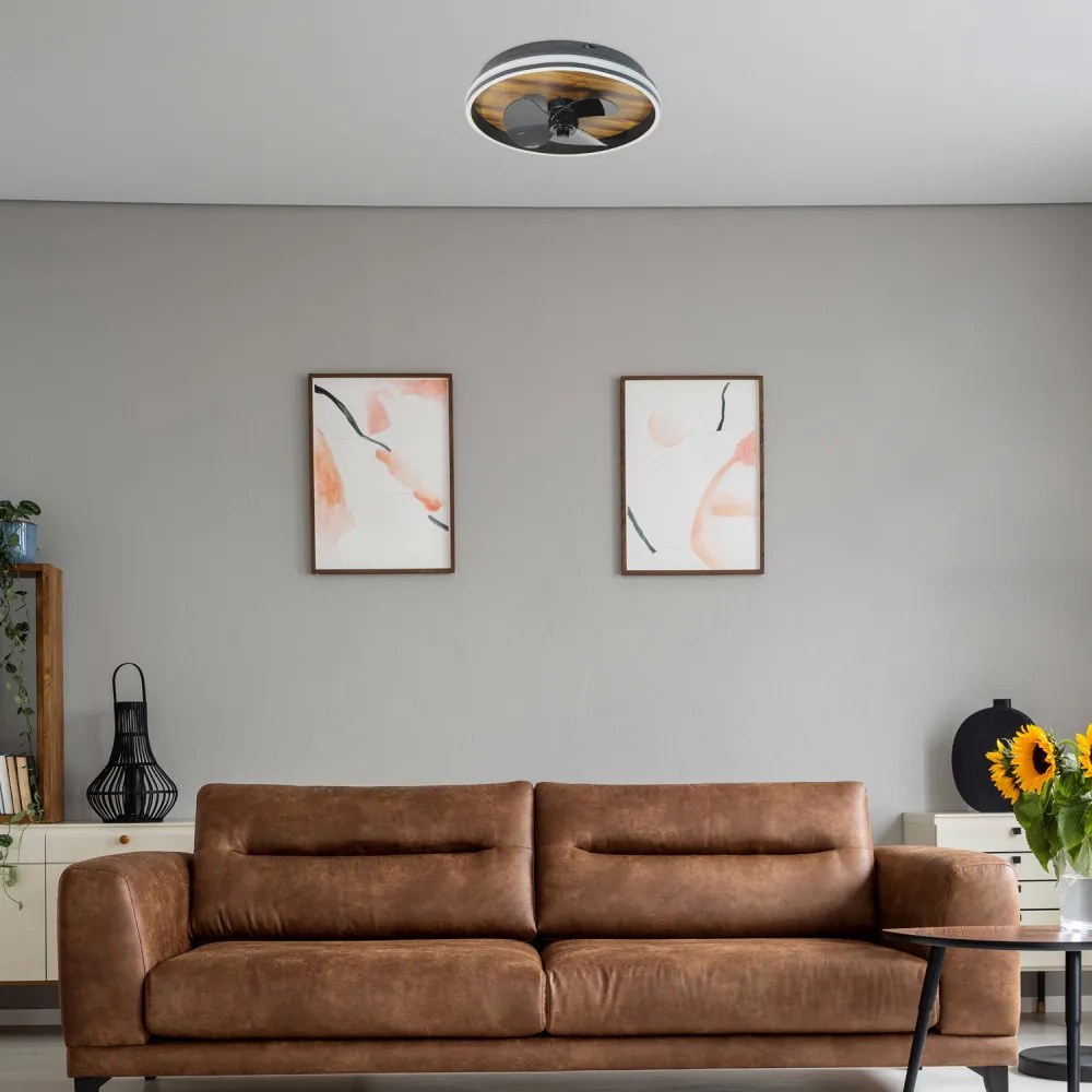 Rábalux FAUSTINE 71016 távirányítós, ventilátoros mennyezeti lámpa, 30W LED, 3000-6500K, 1000 lm