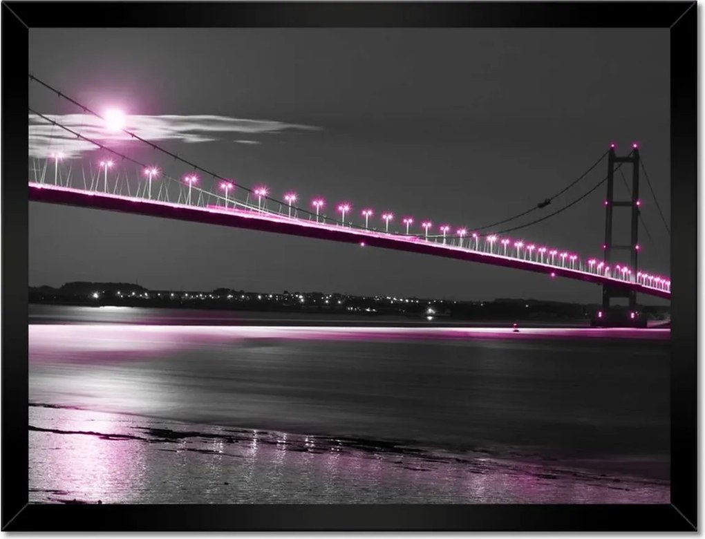 Poszterek keretben 40x30 Lila világítás