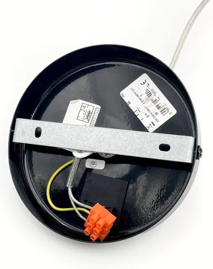 Kábeles függőlámpa ROSA 1xE27/60W/230V fekete/szürke