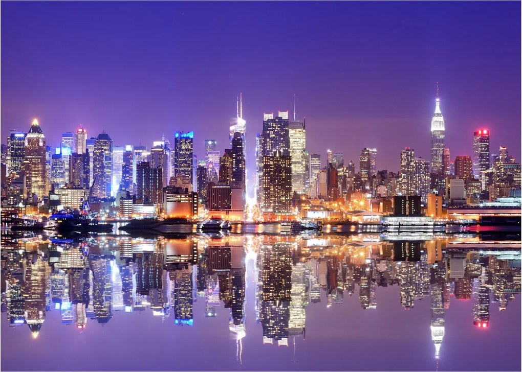 Manhattan képe (üvegen) (70x50 cm)