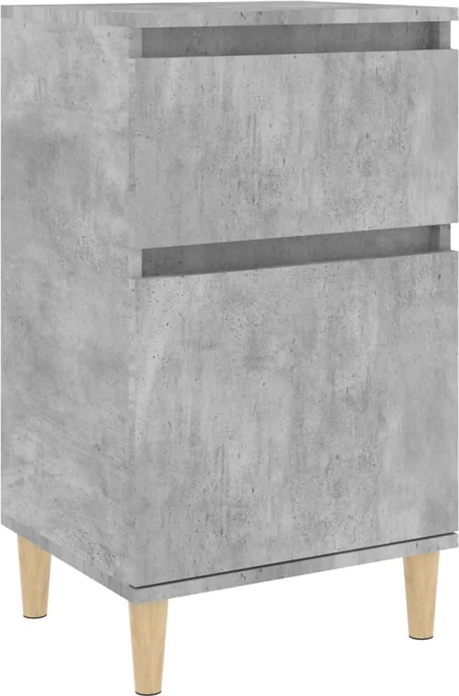 vidaXL betonszürke éjjeliszekrény 40 x 35 x 70 cm