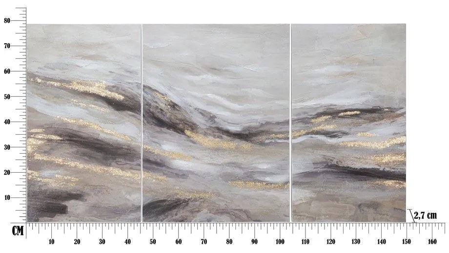 Monty 3 részes kép, 150 x 80 cm - Mauro Ferretti