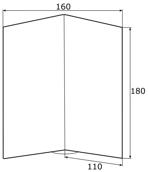 Argon 0918 - Fali lámpa SKIATOS 2xGU10/5W/230V