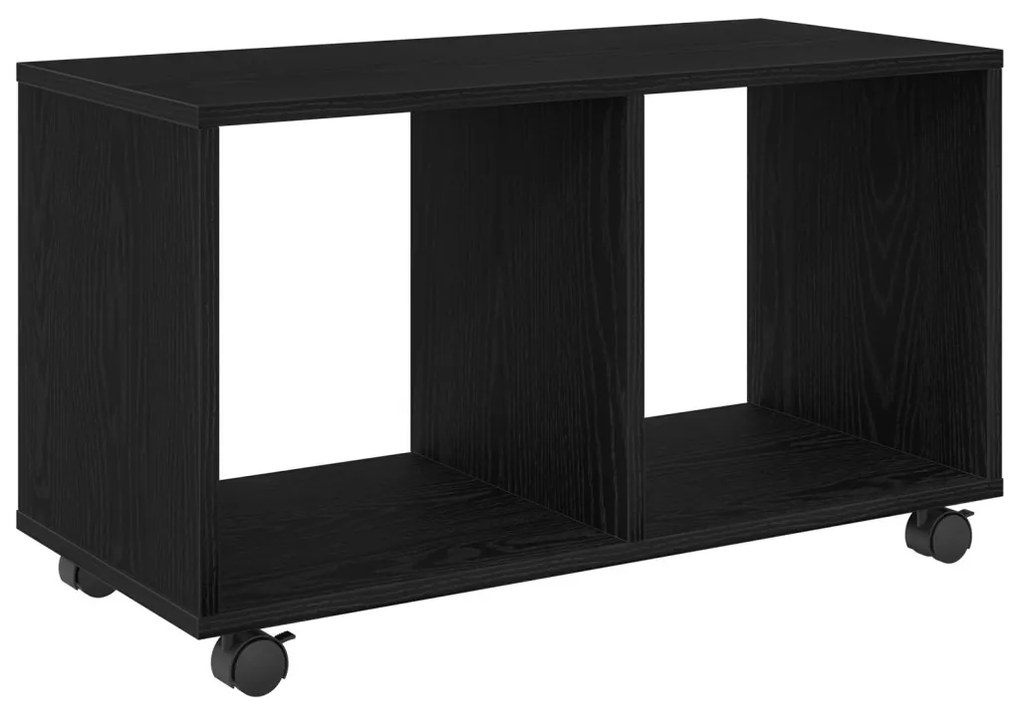 Görgős Asztal Fekete Tölgy 72x33x42,5 cm Mérnöki Fa