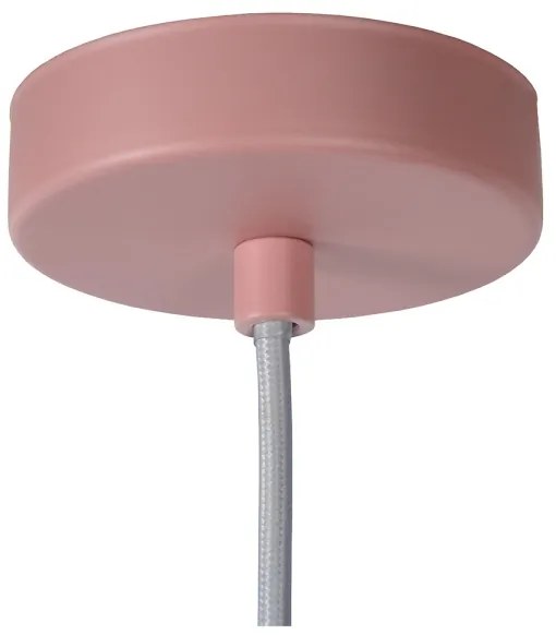 Lucide 78393/38/66 - Csillár zsinóron MERLINA 1xE27/60W/230V rózsaszín