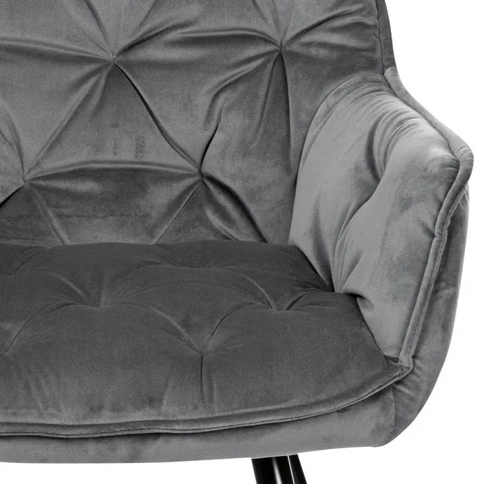 Szürke Bársony Étkezőszék. DCH-421 GREY4