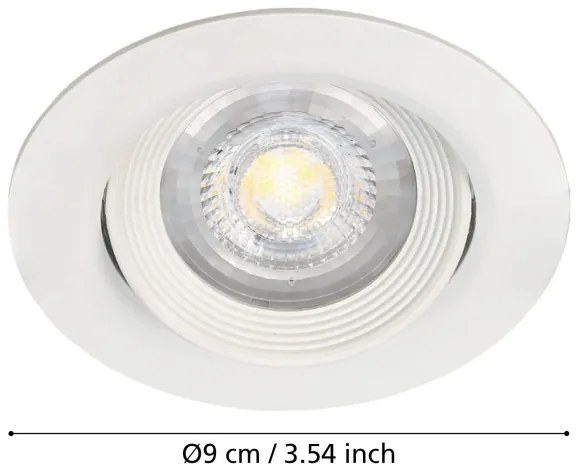 Eglo 32896 - KÉSZLET 3x beépíthető lámpa SARTIANO 1xLED/5W/230V
