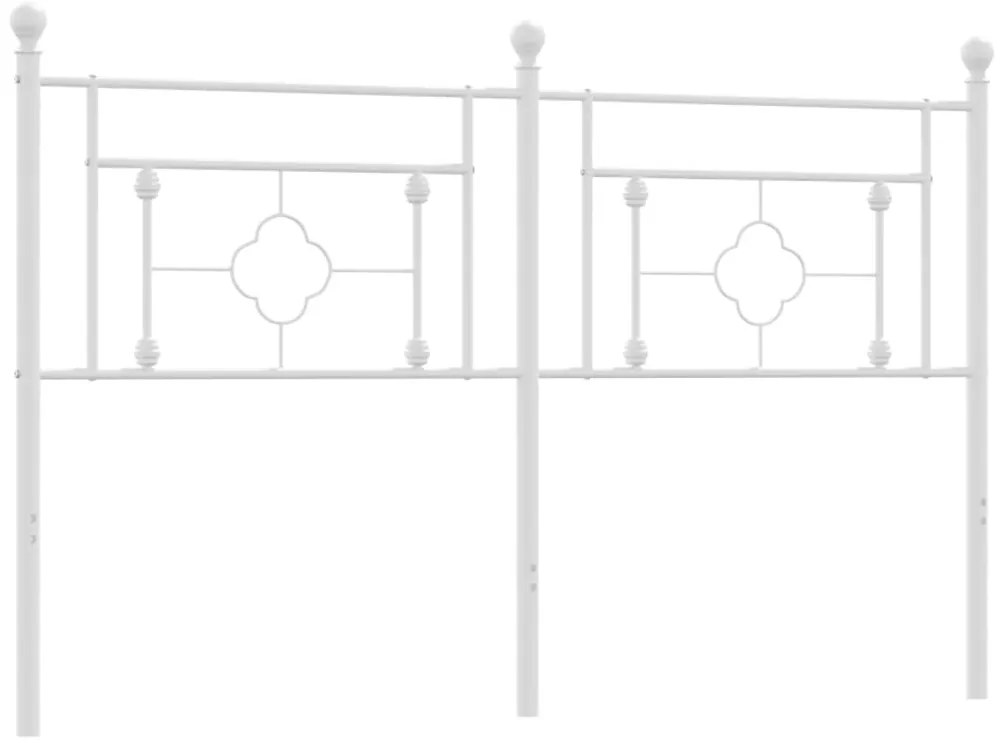 fehér fém fejtámla 150 cm
