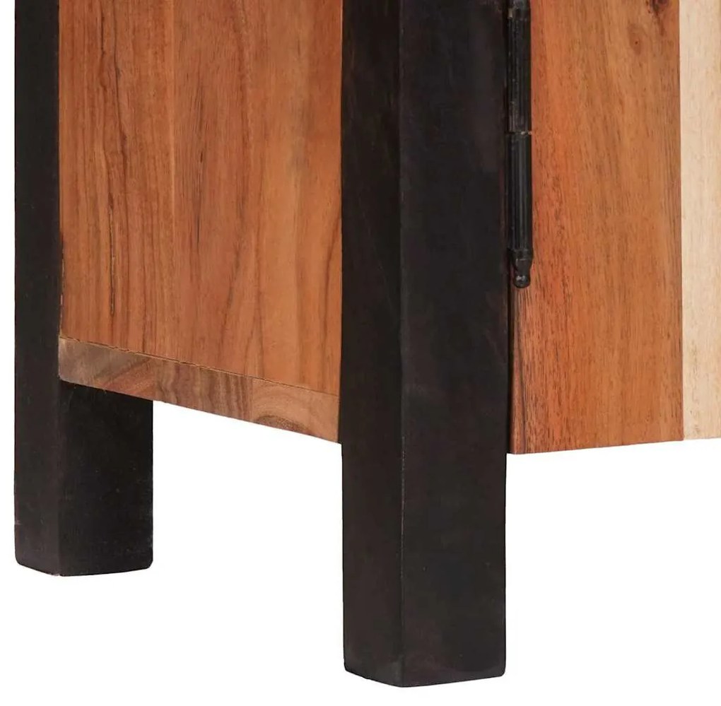 Széf Barna 70 x 30 x 75 cm Tömör akácfa