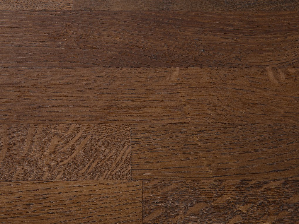 Klasszikus Sötétbarna Fa Étkezőasztal 150 x 85 cm NATURA Beliani