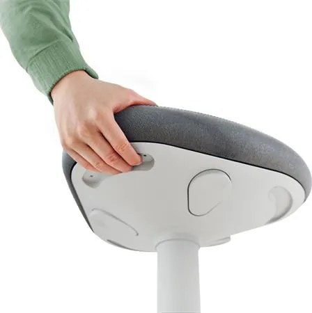 Ülőszék, billenő, ergonomikus, LEITZ Ergo Active, világosszürke (E65440085)